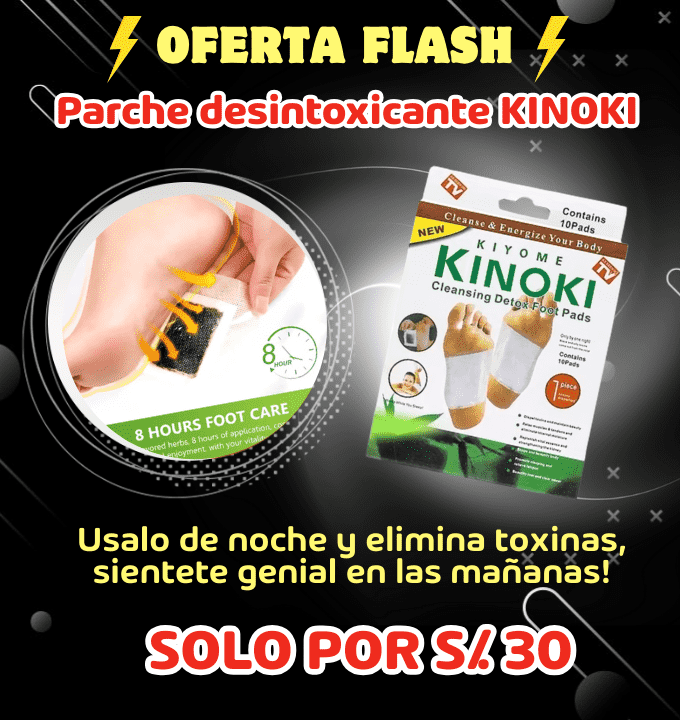 Parche desintoxicante KINOKI