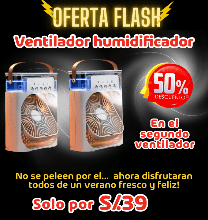 Oferta 2da unidad ventilador 3 en 1